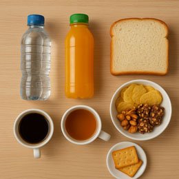 Fridge stocked – standard (basics + breakfast & snacks, ideal for 2 people) - AED 280